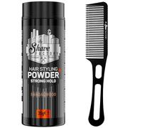 The Shave factory Hair Styling Powder - Mattifying and Volumizing Powder, with comb types suitable for all areas of use, hair comb and powder wax (Comb 050 & Strong Hold Styling Powder 30gr)