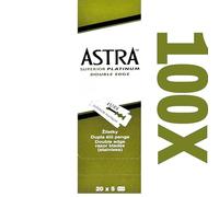 The Shave Factory Premium Da Shaving Set - Astra Platinum Double Edge Safety Blades (100)
