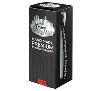 The Shave Factory Premium Straight Razor, Stainless Steel, Professional Barber Quality, Ergonomic Handle, For Single Edge Razor Blades, 12-Piece Set