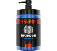 The Shave Factory Shaving Gel with 25% More Free - Moisturizing Effect Fresh Active Product for Professional Barbers/Hairdressers and Traditional Shaving Enthusiasts.