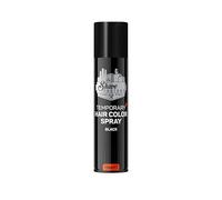 The Shave Factory Temporary Hair Color Spray - Easy and Instant, Colorful Hair Transformation without Permanent Change - Perfect for Parties, Cosplay, and Stylish Makeovers (Black, 150ML)