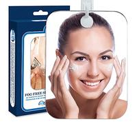 The Shave Well Company Deluxe Anti-Fog Shaving Mirror | Fogless Bathroom Shower Mirror with Handheld Option for Men and Women | Hanging Shower Mirror Includes Long-Lasting Removable Adhesive Hook