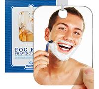 The Shave Well Company Original Anti-Fog Shaving Mirror | Fogless Bathroom Shower Mirror with Handheld Option for Men and Women | Hanging Shower Mirror Includes Long-Lasting Removable Adhesive Hook
