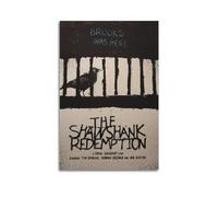 The Shawshank Redemption Movie Canvas Poster Room Decor Aesthetic Poster Artistic Poster for Bedroom Living Room Walls 12x18inch(30x45cm) Unframe-Style