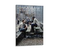 The Shawshank Redemption Posters Wall Art Print Poster Decor Vintage Canvas for Living Room Bed Room 16x24inch(40x60cm) Frame-style