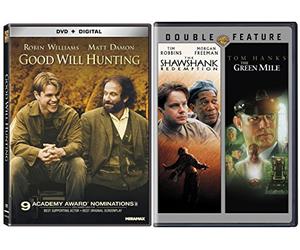 The Shawshank Redemption / The Green Mile Stephen King & Good Will Hunting Set [DVD] Bundle Triple Feature Movie Set