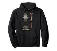 The Shepherd Psalm 23 Faith Scripture Poem Pullover Hoodie