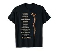 The Shepherd Psalm 23 Faith Scripture Poem T-Shirt