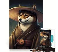 The Shiba Inu Way 1000 Piece Jigsaw Puzzle for Teenagers Smart Game Relaxed Mind Pattern Assembly Santa Wish List (50x75cm)