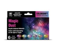 The Shifters Colorshift Waterbased Metallic Acrylic Airbrush Paint 6 Colours