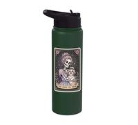 The Shih Tzu Mom Tarot Card Stainless Steel Insulated Water Bottle