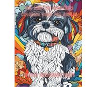 THE SHIH-TZU PORTRAITS COLORING BOOK FOR ADULTS