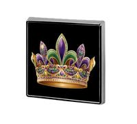 The Shining Circlet Square Metal Brooches 1 Inch Memorial Badges Exquisite Decorations Pins for Clothing