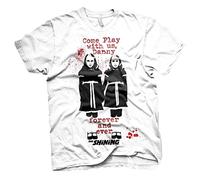 The Shining Official Men's Twins Come Play with Us White T-Shirt - Loose Fit