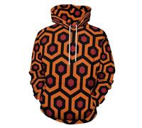 The Shining Overlook Hotel Printed Hooded Pullover Hoodies Casual Tops With Pockets Sweatshirts For Men Women M