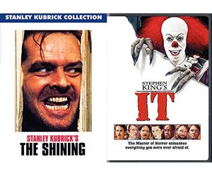 The Shining Stanley Kubrick + Stephen King IT Monster Horror Double Feature movie bundle
