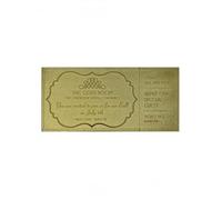 The Shining The Overlook Hotel Ball 24k Gold Plated Ticket
