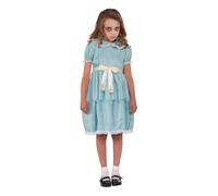 The Shining Twin Sister Girls Costume Childs Creepy Halloween Fancy Dress Outfit