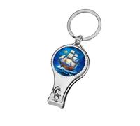 The Ship from The Dream Cute Nail Clippers for Uniex Adults Metal Sharp Curved Fingernail and Toenail Clipper Cutters