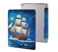 The Ship from The Dream Cute Tablet Case with Pencil Holder Lightweight Hard Protective Cover Compatible with iPad 9th/ 8th/ 7th