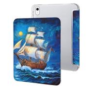 The Ship from The Dream Cute Tablet Case with Pencil Holder Lightweight Hard Protective Cover Compatible with iPad 9th/ 8th/ 7th