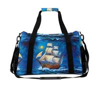 The Ship from The Dream Fashion Duffle Bag for Travel Lightweight Weekender Gym Bag Carry On Overnight Pouch