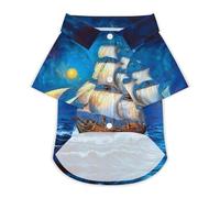The Ship from The Dream Funny Pet T-Shirt Soft Short Sleeve Button Down Dog Clothes for Cat Puppy