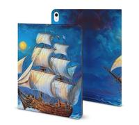 The Ship from The Dream Funny Tablet Case with Pen Slot Lightweight Hard Protective Cover Compatible with iPad 2020/Pro 2020/Pro 2021/Air4/Air5