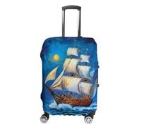 The Ship from The Dream Printed Suitcase Covers Cute Luggage Cover Protector Fit 19 to 32 Inch M