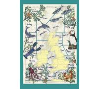 The Shipping Forecast notebook journal - coastal nautical designs sewn onto old sea charts maps | 120 lined pages