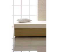 The Shire Bed Company Azalea High Density Memory Foam Mattress In White White Double