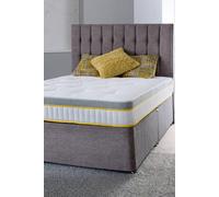 The Shire Bed Company Mode 1000 Count Pocket Sprung Tufted Mattress In White White