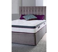 The Shire Bed Company Mode 2000 Count Pocket Sprung Tufted Mattress In White White