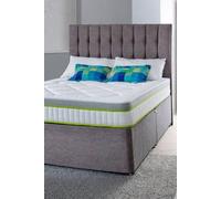 The Shire Bed Company Mode Comfort Open Coil Quilted Mattress in White | Size: Super King The Shire Bed Company White Super King