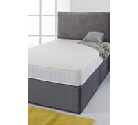 The Shire Bed Company White Classic Cotton Hypoallergenic Memory Ortho Mattress White Single