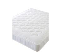 The Shire Bed Company White Classic Cotton Hypoallergenic Quilted Ortho Mattress | Size: Double The Shire Bed Company White Double
