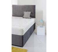 The Shire Bed Company White Classic Cotton Hypoallergenic Support Tufted Ortho White King