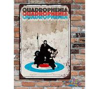 The Shizzle Print Co Quadrophenia Mod Film Vintage Retro Aluminium Sign (10" x 8")