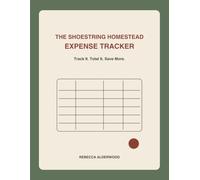 The Shoestring Homestead Expense Tracker: Track It. Total It. Save More.