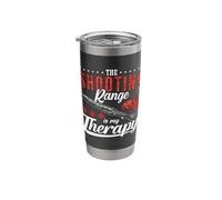 The Shooting Range is My Clay Targets Shooting Clay Shooting Stainless Steel Insulated Tumbler