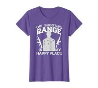 The Shooting Range Is My Happy Place Gun Shooting T-Shirt