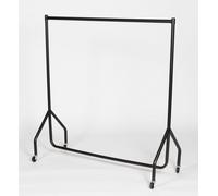 The Shopfitting Shop TALL Clothes Rail 5ft Long x 6ft 6" High Garment Rail HEAVY DUTY Designed for longer garments