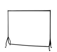 The Shopfitting Shop TALL Heavy Duty Clothes Rail 6ft Long x 6ft High Garment Rail HEAVY DUTY