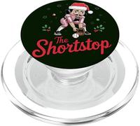 The Shortstop Funny Christmas Baseball Nutcracker PopSockets PopGrip for MagSafe