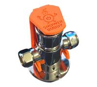 The Shower Buddy™ - Timed Push Button Shower Holder for Campsites, Gyms & Pools - Hands-Free Valve Press Tool for Exposed Pipe Showers - Ideal for Campers, Vanlife, Motorhomes & Shared Facilities