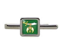 The Shriners Masonic Square Tie Clip