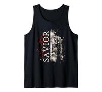 The Shroud of Turin Holy Face of Jesus Vintage Savior Tank Top