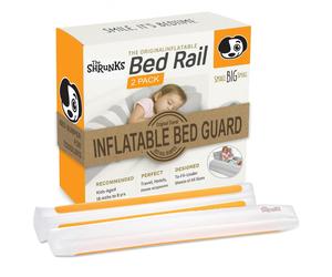 The Shrunks Sleep Security Inflatable Bed Guard (2 Pack) Safe & Portable Toddler