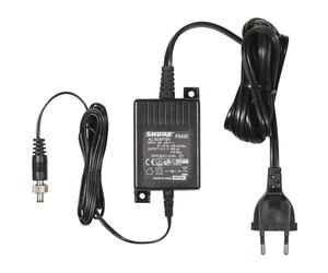 The Shure PS43E 15V DC Inline EU power supply has 2 integrated mounting straps for easy installation.