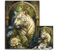 The Siberian Tiger 1000Piece Jigsaw Puzzle Puzzles for Adults BrainChallenging DIY Decorative Game Family Interactive Toy 1000 PCS(38x26cm)
